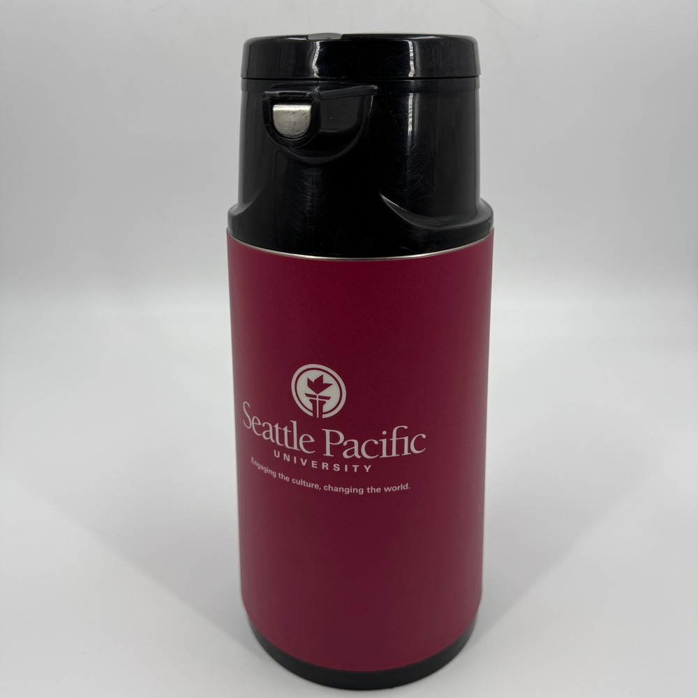 The Peacock Vacuum Bottle Seattle Pacific University Thermal Carafe Maroon Japan